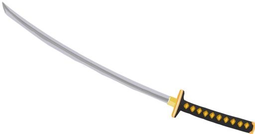 武士刀 PNG免抠(1048x552)