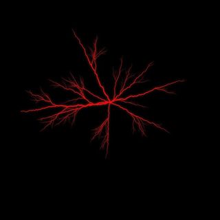 奇怪的红色闪电