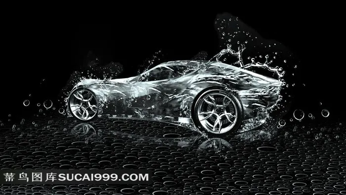汽车创意广告素材