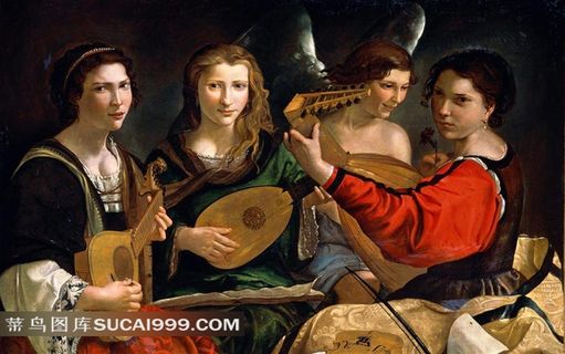 西方人物油画素材