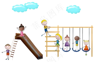 幼儿园儿童节卡通图片素材