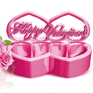 卡通简笔情人节盒子