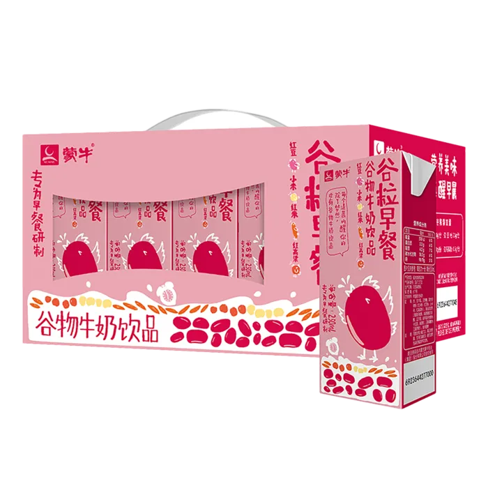 蒙牛谷粒早餐7超市商品白底图免抠实物摄影png格式图片透明底