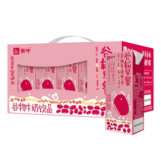 蒙牛谷粒早餐7超市商品白底图免抠实物摄影png格式图片透明底