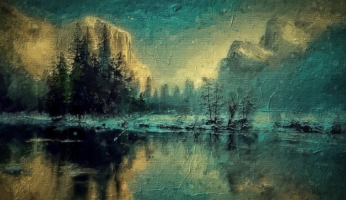冬天自然背景风景