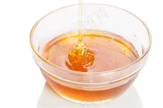 碗装蜂蜜高清摄影图片