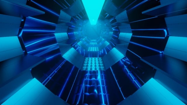 隧道, 未来派, 科幻, 搅拌机的