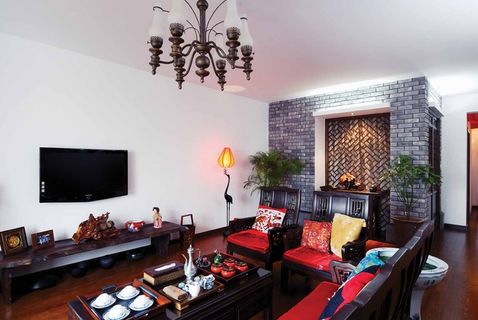 重彩工笔简约室内空间摄影