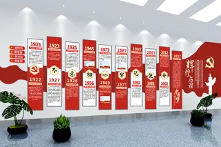 党建文化墙光辉历程