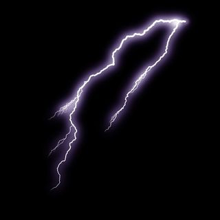 大气的闪电素材图