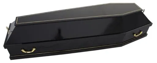 黑色棺材 PNG免抠(800x323)