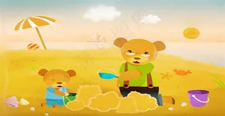 爷爷带我去海滩