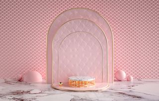  C4D电商场景模型渲染背景