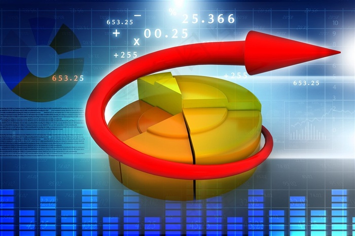 立体商务数据走势图图片