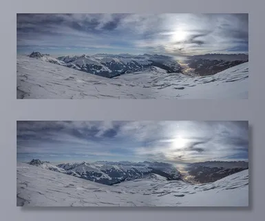 冬天自然背景风景