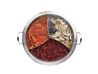 铁火锅盆清汤辣汤菌汤锅底