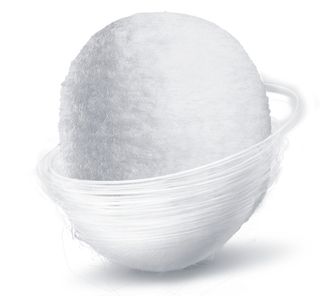 白色蚕丝面膜化妆品素材png