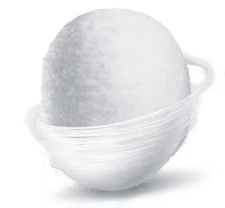 白色蚕丝面膜化妆品素材png