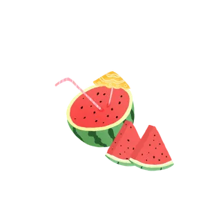 夏日西瓜素材