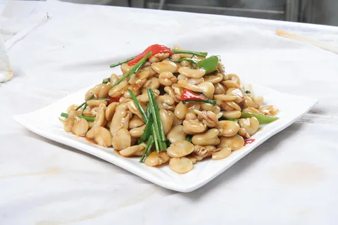 39五花肉炒大豆瓣 -燕北莜面村 39五花肉炒大豆瓣 -燕北莜面村