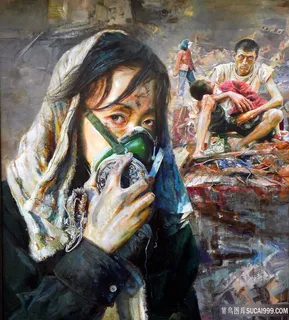 农民高清风景画油画图片