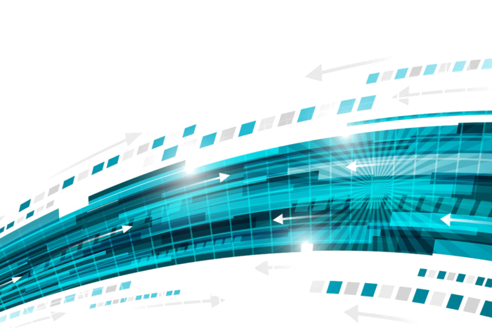 蓝色剪头几何图片