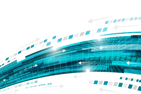 蓝色剪头几何图片