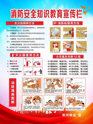 消防安全宣传栏 