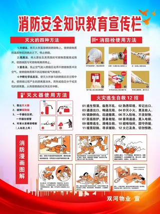 消防安全宣传栏 