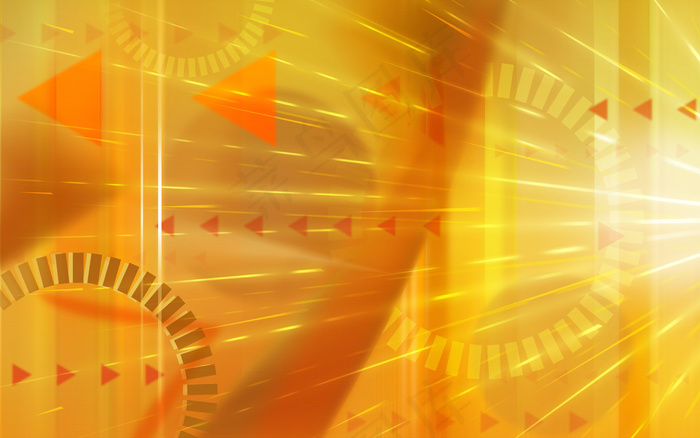 炫光黄色梦幻素材