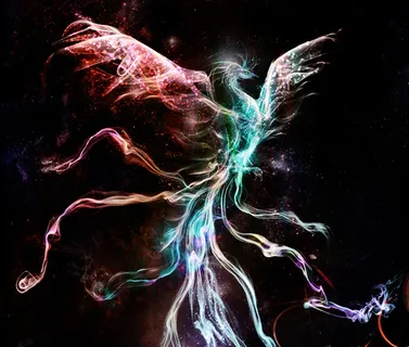 五彩缤纷的凤凰创意图片 五彩缤纷的凤凰创意图片