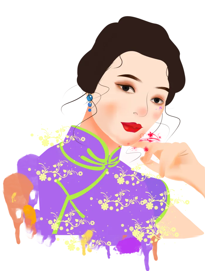 传统旗袍美女 (100)
