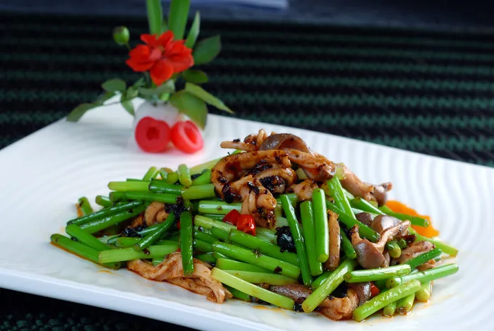 XCXC0201碧绿炒肚丝