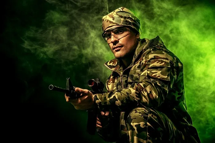 彪悍的美国大兵高清图片