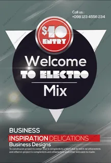 科技感多边形海报模板