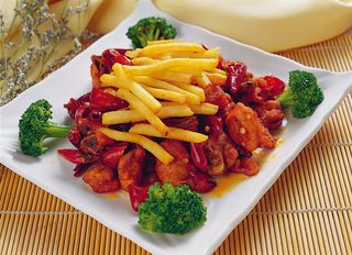 RCS-6612薯条干焗辣子鸡