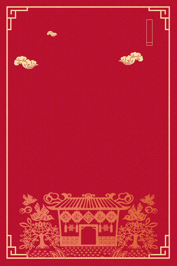 新年春节喜庆摄影楼背景图设计素材