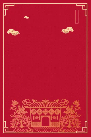 新年春节喜庆摄影楼背景图设计素材