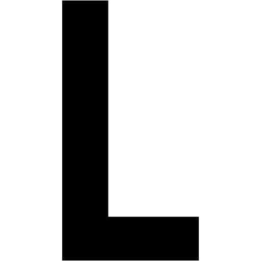 字母L PNG免抠(512x512)