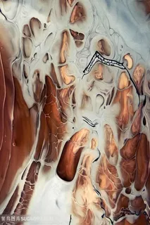 抽象时尚水彩艺术油画