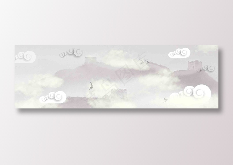 复古中国风古风国画背景素材