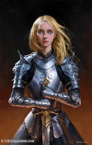 盔甲美少女图片