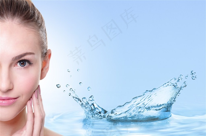 美白保湿美女图