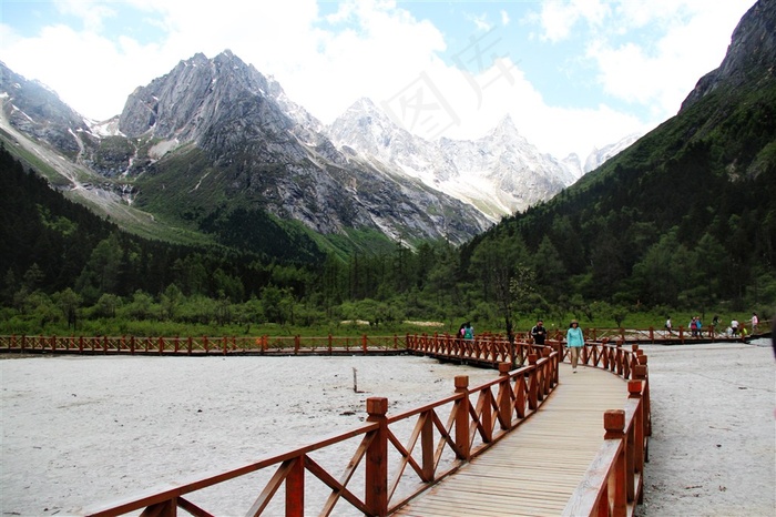 毕鹏沟风光 山水 雪山 风景 名胜古迹  雪景 四川旅游 旅游景点 生态景观 自然风光