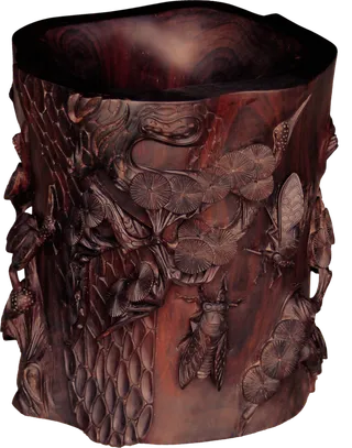 中国古风元素笔筒