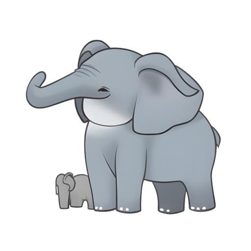 大象动物免抠