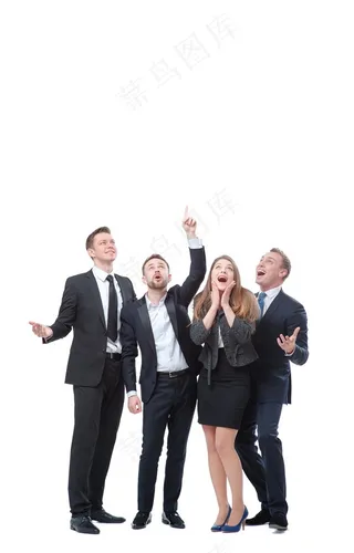 聚在一起的商务人士高清图片