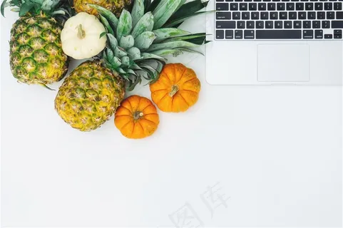 白色商务简约水果笔记本 白色商务简约水果笔记本