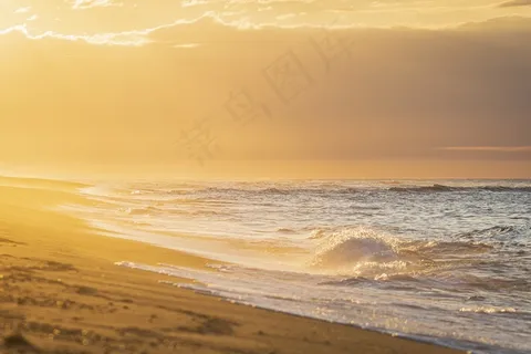 海滩海洋日出海日落水天空 海滩海洋日出海日落水天空