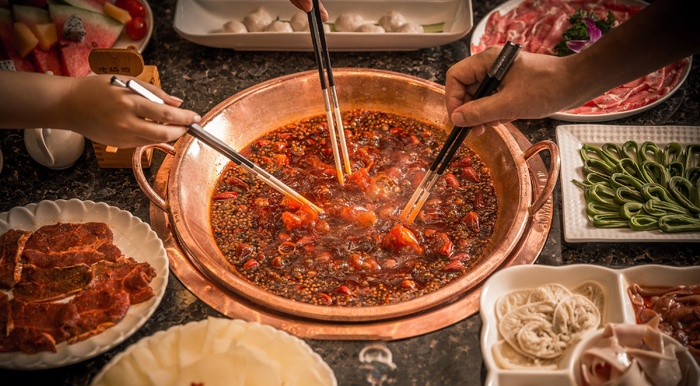 火锅菜品配菜火锅底料红油牛肉麻辣火锅